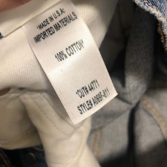 Agolde Straight Leg Ripped Jeans - Picture 4 of 4